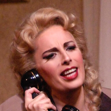Amanda on phone